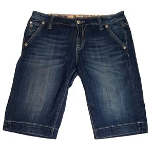 Miss Me Bermuda Denim Shorts